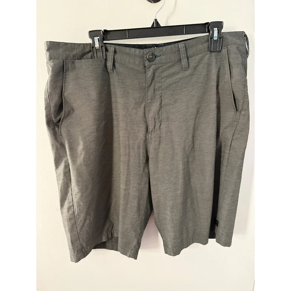 Billabong Crossfire Submersibles Hybrid Shorts Gray Stripe Mens 36 Recycler